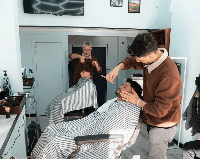 Degradado y corte de pelo